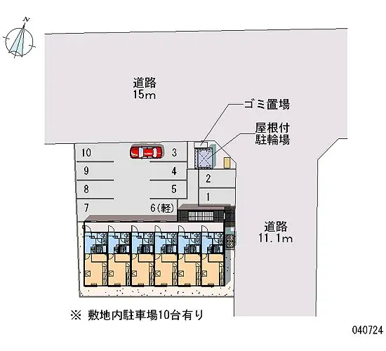 ★手数料０円★函館市宇賀浦町　月極駐車場（LP）